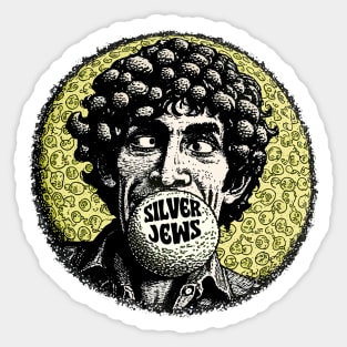 Silver Jews - Original Fan Artwork Design Sticker